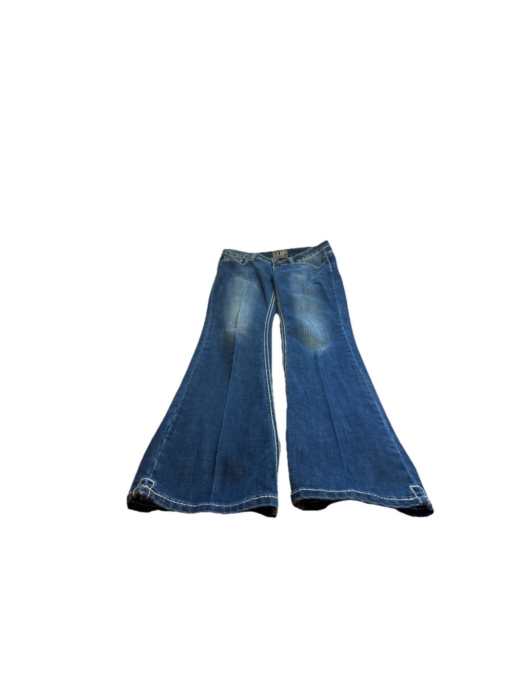 Cowgirl Up Women’s Rhinestone Medium Wash Western Jeans! Size 27x34